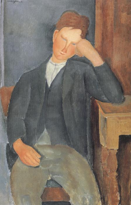 Amedeo Modigliani The Young Apprentice (mk39) Sweden oil painting art